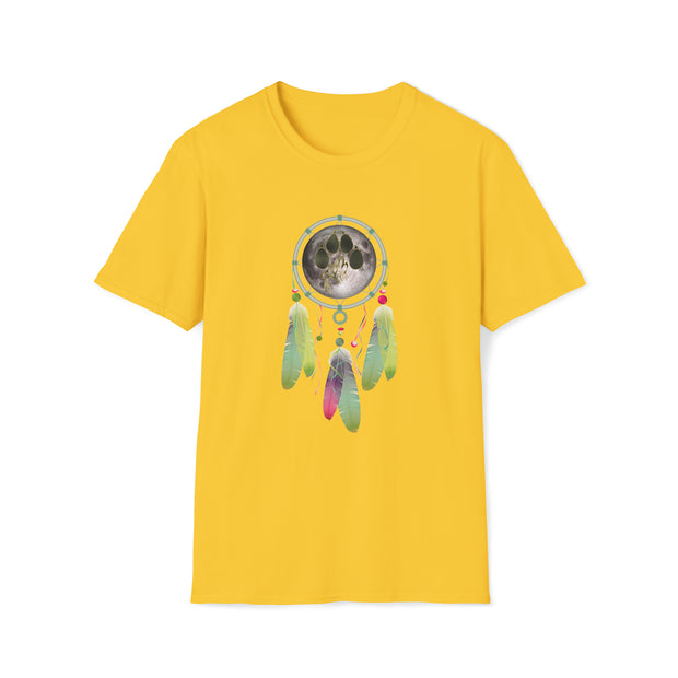 Wolf Dream catcher Unisex Softstyle T-Shirt
