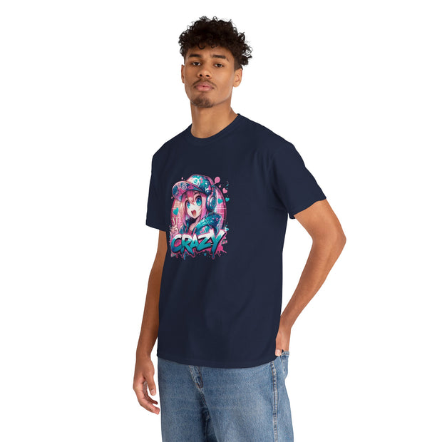Graffiti Anime Girls Unisex Heavy Cotton Tee