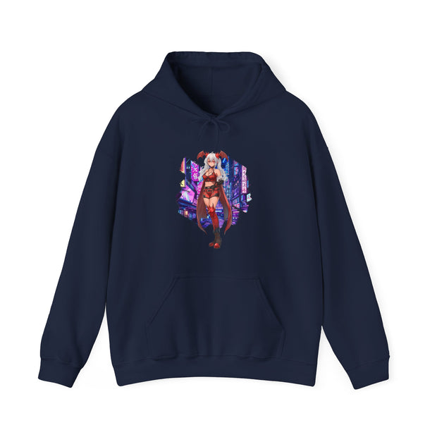 Anime Female Demon Unisex Heavy Blend™ Hooded Sweatshirt