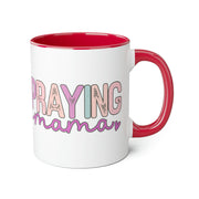 Praying Mama Accent Mugs, 11oz