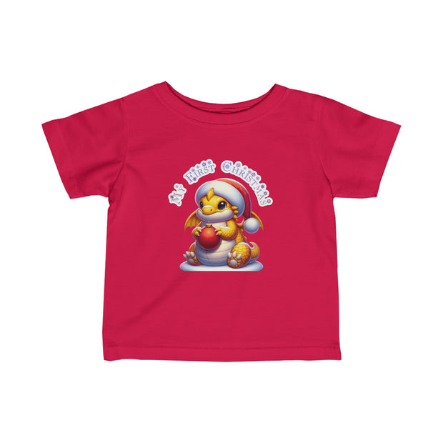 Christmas DragonnInfant Fine Jersey Tee