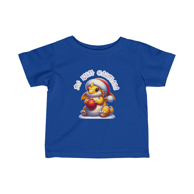 Christmas DragonnInfant Fine Jersey Tee