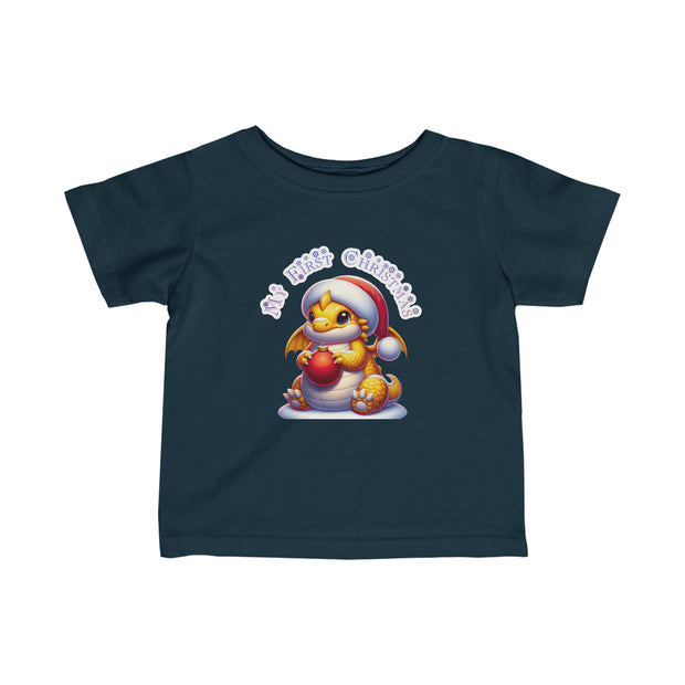 Christmas DragonnInfant Fine Jersey Tee