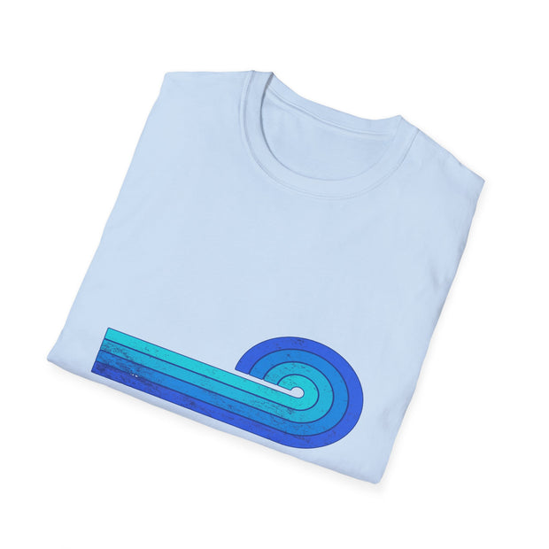 Semicircle Striped Unisex Softstyle T-Shirt