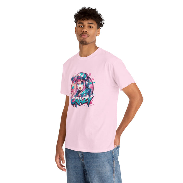 Graffiti Anime Girls Unisex Heavy Cotton Tee