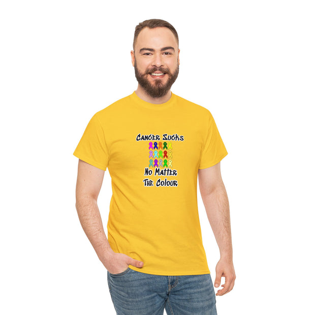 Cancer Sucks Unisex Heavy Cotton Tee