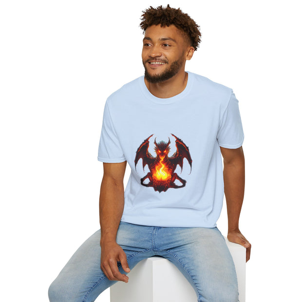 Fire Dragon Unisex Softstyle T-Shirt