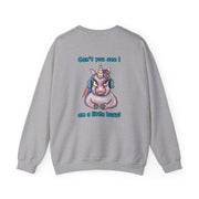 Busy Gaming Unicorn Unisex Heavy Blend™ Crewneck Sweatshirt
