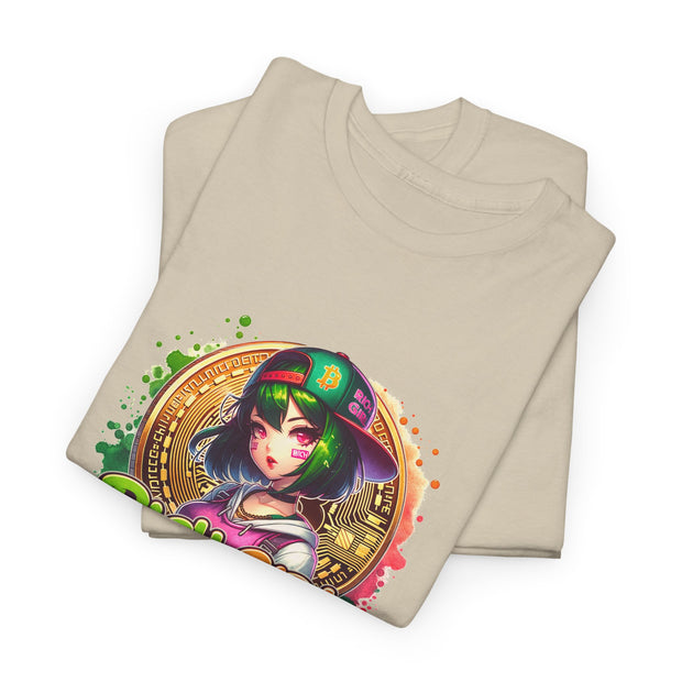 Graffiti Anime Girls Unisex Heavy Cotton Tee
