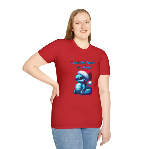 Christmas dragon Unisex Softstyle T-Shirt