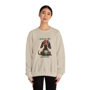 Funny Coffee Dog Unisex Heavy Blend™ Crewneck Sweatshirt