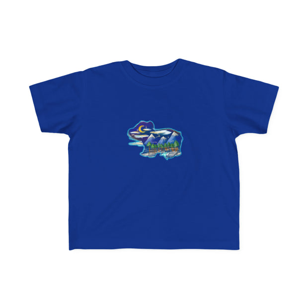 Nighttime bear Toddler's Fine Jersey Tee