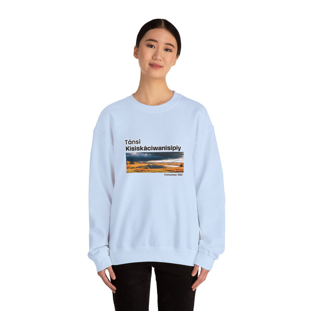Tánsi Cree Saskatchewan Unisex Heavy Blend™ Crewneck Sweatshirt