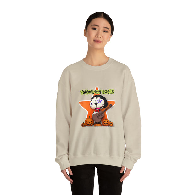 Halloween rocks Unisex Heavy Blend™ Crewneck Sweatshirt