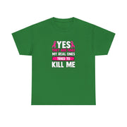 Breast Cancer Unisex Heavy Cotton Tee