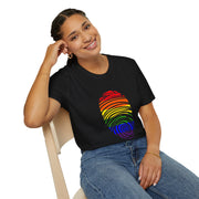 Pride Fingerprint Unisex Softstyle T-Shirt