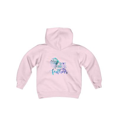 Don’t Ruffle My Feathers Youth Heavy Blend Hooded Sweatshirt