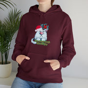 Christmas cat Unisex Heavy Blend™ Hooded Sweatshirt
