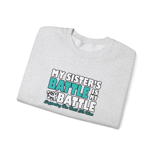 My Sister’s Battle Unisex Heavy Blend™ Crewneck Sweatshirt