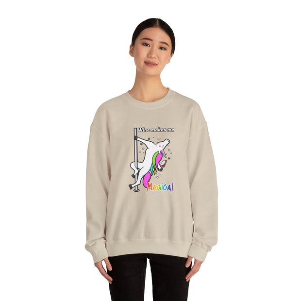 Unicorn Wine Unisex Heavy Blend™ Crewneck Sweatshirt