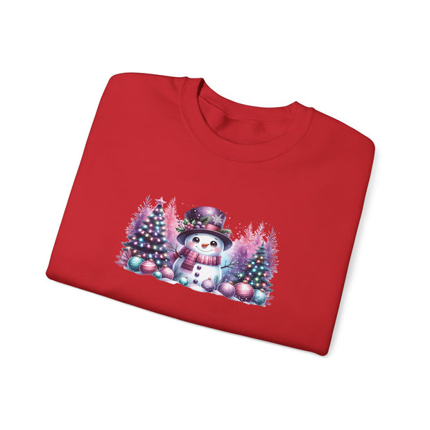 Pastel Snowman Unisex Heavy Blend™ Crewneck Sweatshirt