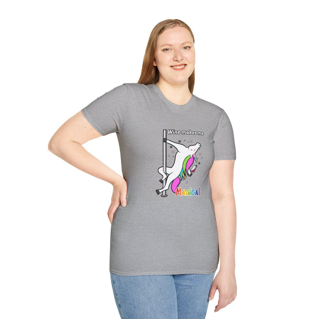 Unicorn Wine Unisex Softstyle T-Shirt