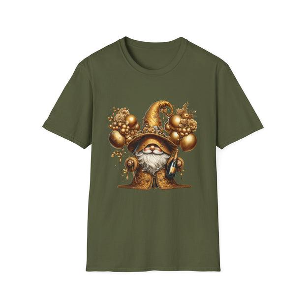 New Year Gnome Unisex Softstyle T-Shirt