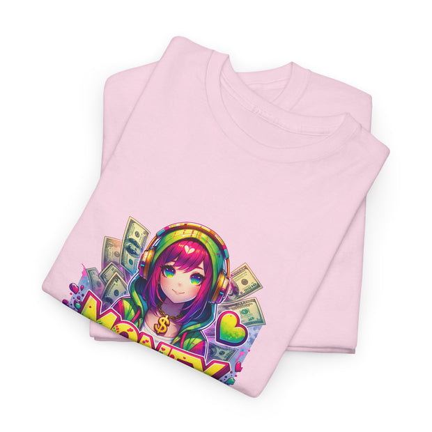 Graffiti Anime Girls Unisex Heavy Cotton Tee