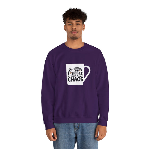 Coffee and Chaos Unisex Heavy Blend™ Crewneck Sweatshirt