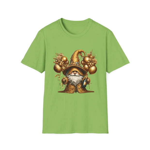 New Year Gnome Unisex Softstyle T-Shirt