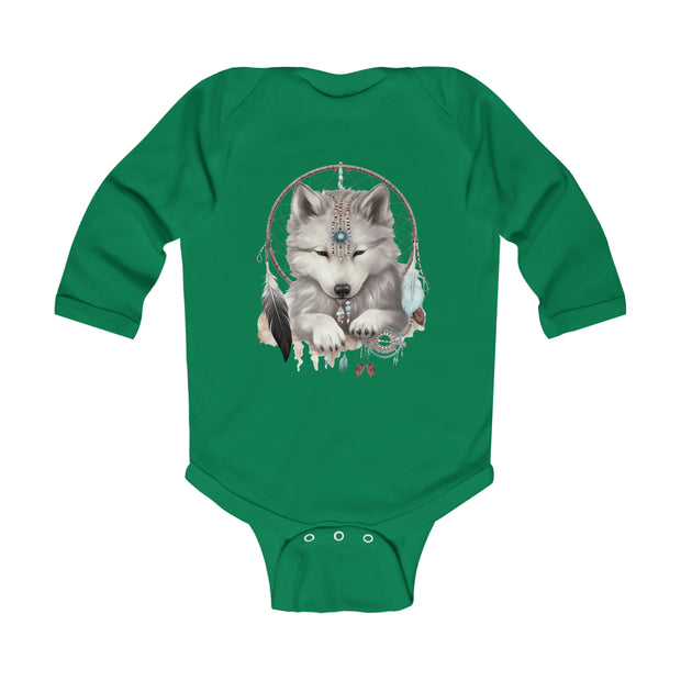 Baby Wolf Infant Long Sleeve Bodysuit