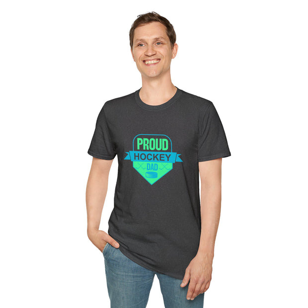Proud Hockey Dad Unisex Softstyle T-Shirt