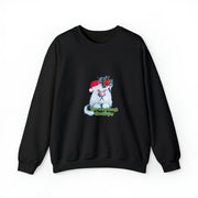 Christmas cat Unisex Heavy Blend™ Crewneck Sweatshirt