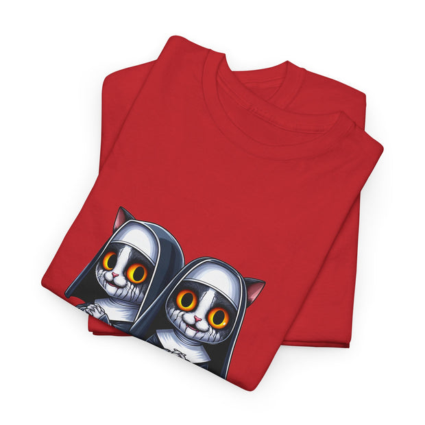 Horror Movie Cats Unisex Heavy Cotton Tee