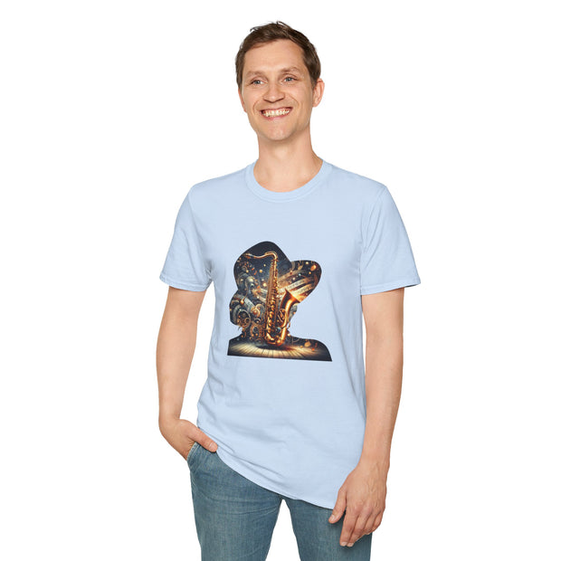 Saxophone Unisex Softstyle T-Shirt