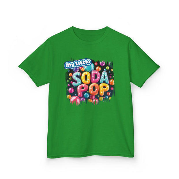Kids Soda Pop Tee, Fun T-Shirt, Cute Apparel for Kids, Gift for Birthdays, Playdate Outfit, Colorful Kidswear