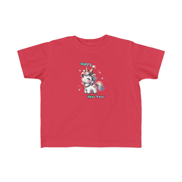 New Year Unicorn Toddler's Fine Jersey Tee