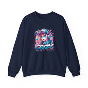 Graffiti Anime Girls Unisex Heavy Blend™ Crewneck Sweatshirt