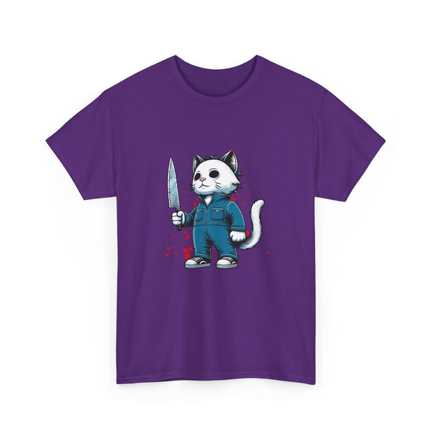 Horror Movie Cats Unisex Heavy Cotton Tee