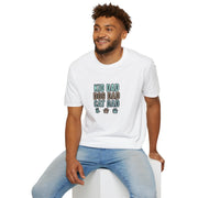 Kid, Dog, Cat Dad Unisex Softstyle T-Shirt