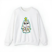 Christmas cat Unisex Heavy Blend™ Crewneck Sweatshirt