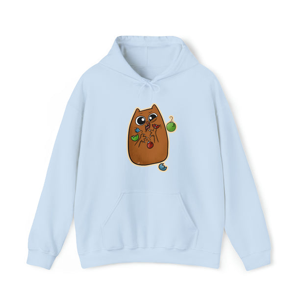 Christmas Cat Unisex Heavy Blend™ Hooded Sweatshirt