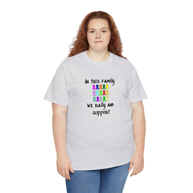 Cancer Support Unisex Heavy Cotton Tee