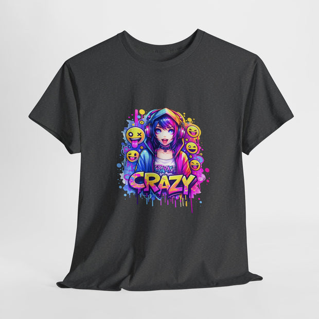 Graffiti Anime Girls Unisex Heavy Cotton Tee
