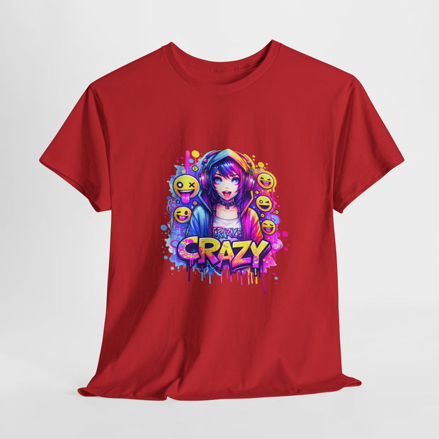 Graffiti Anime Girls Unisex Heavy Cotton Tee