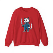 Horror Movie Cats Unisex Heavy Blend™ Crewneck Sweatshirt