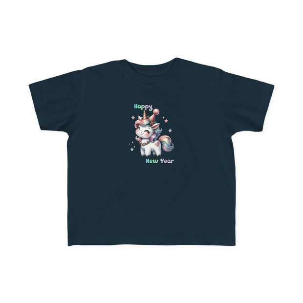 New Year Unicorn Toddler's Fine Jersey Tee