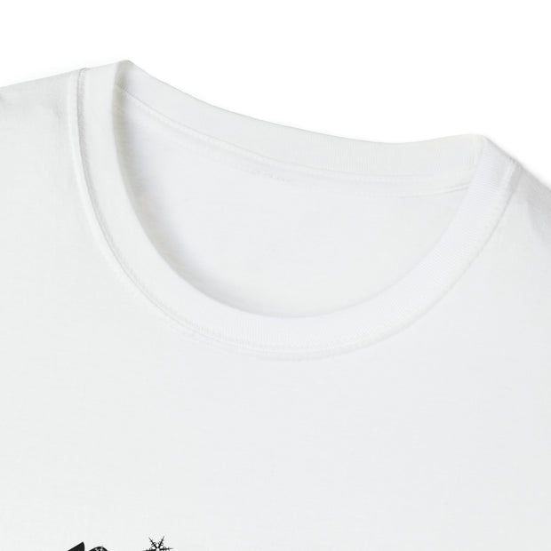 Christmas cat Unisex Softstyle T-Shirt