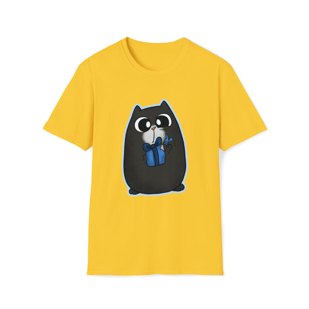 Christmas cat Unisex Softstyle T-Shirt