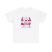 Breast Cancer Unisex Heavy Cotton Tee